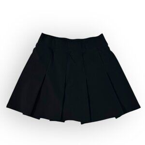 Abercrombie & Fitch Pleated Mini Skort Black